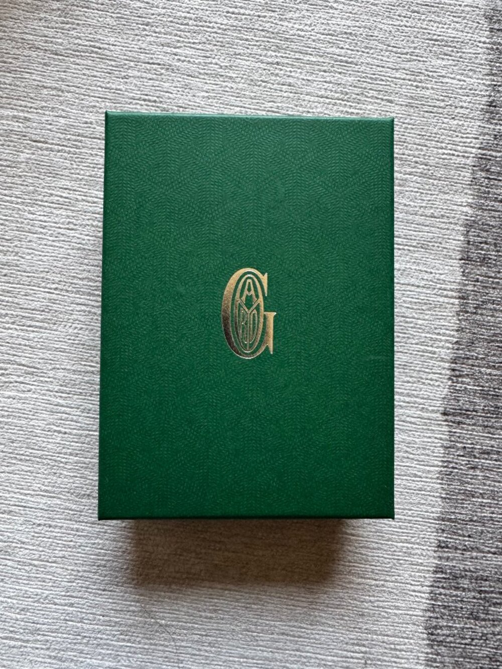Goyard box - Box & Yellow Ribbon Set